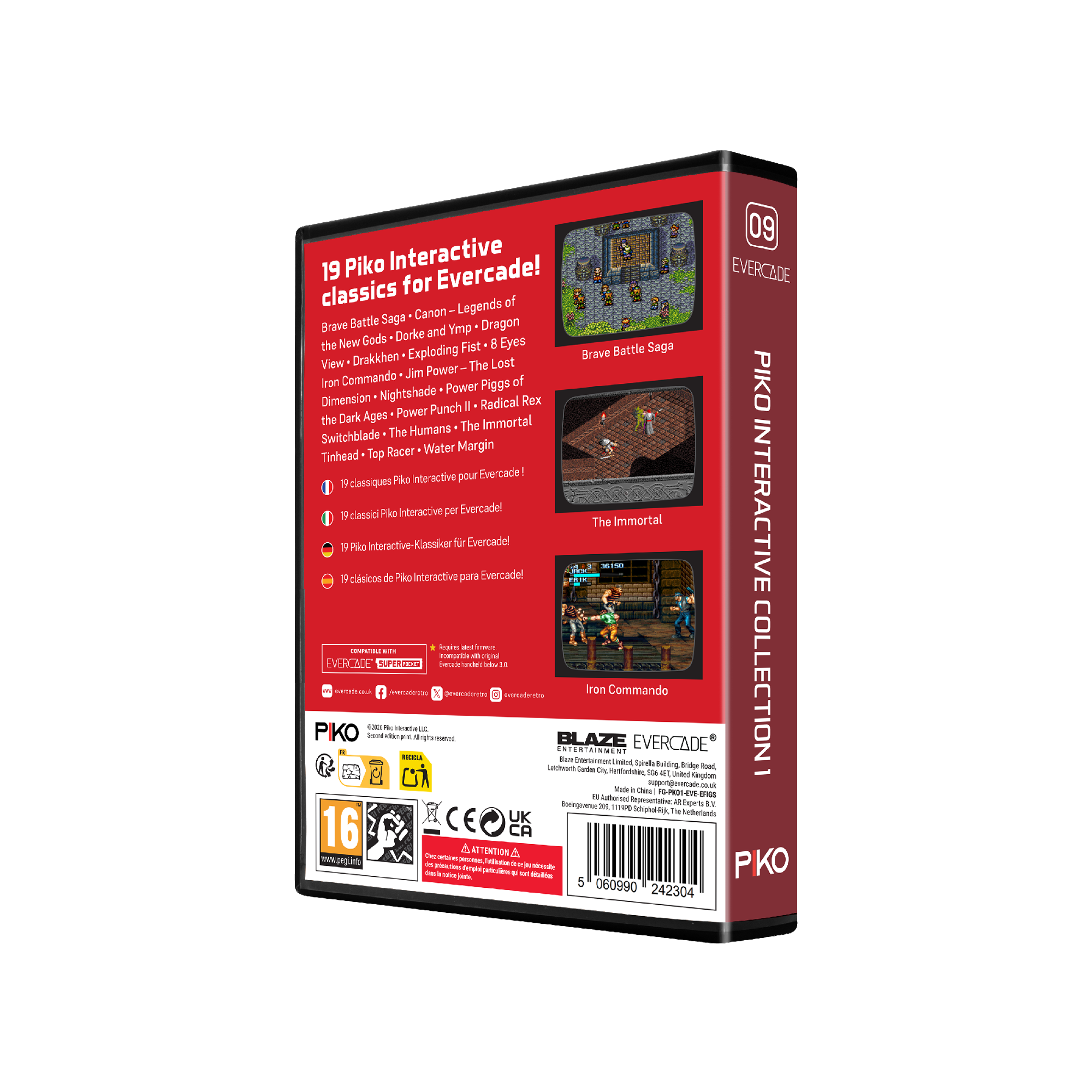 Evercade Cartridge #09 Piko Interactive Collection 1