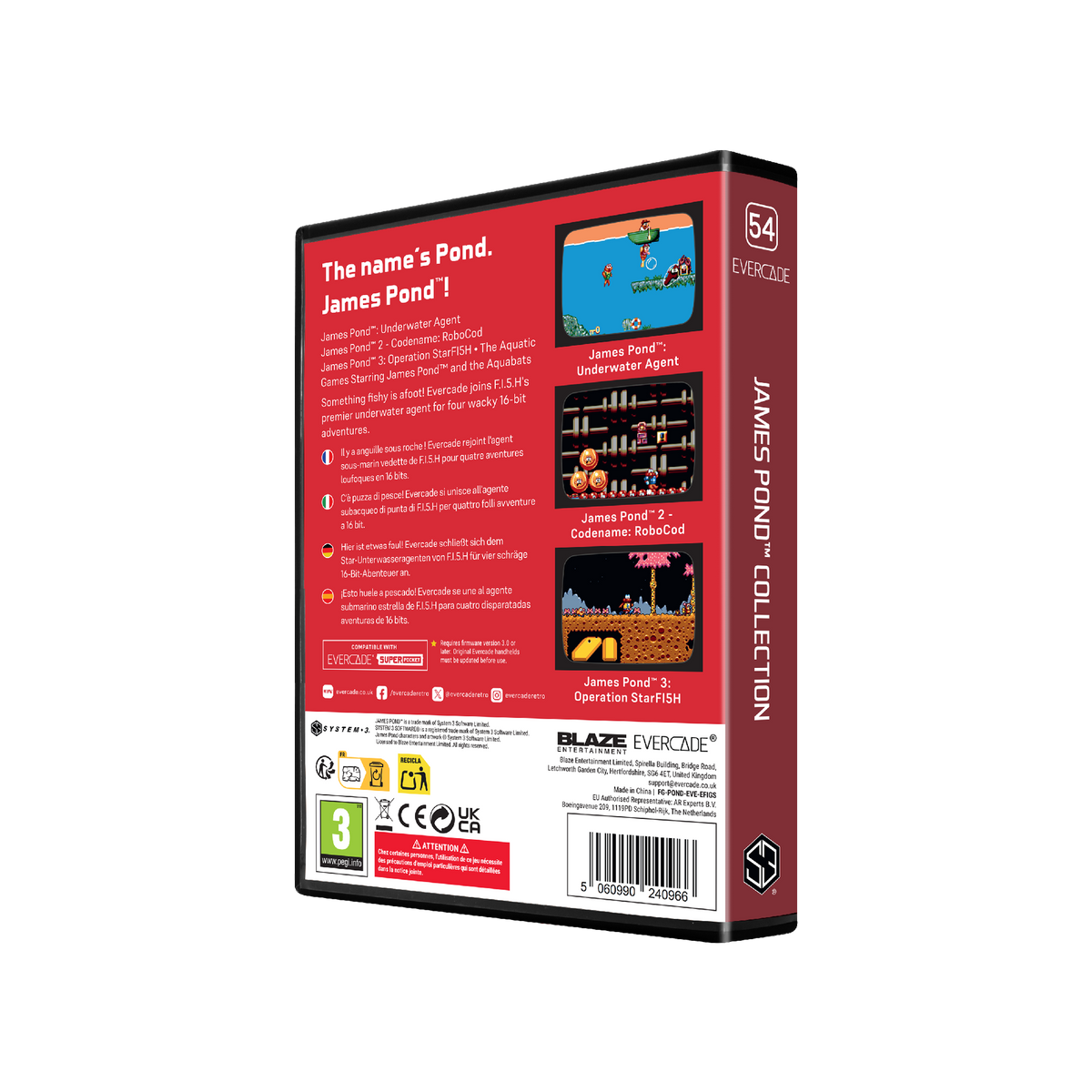 Evercade Bundle: James Pond and Last Ninja IK Collection Bundle