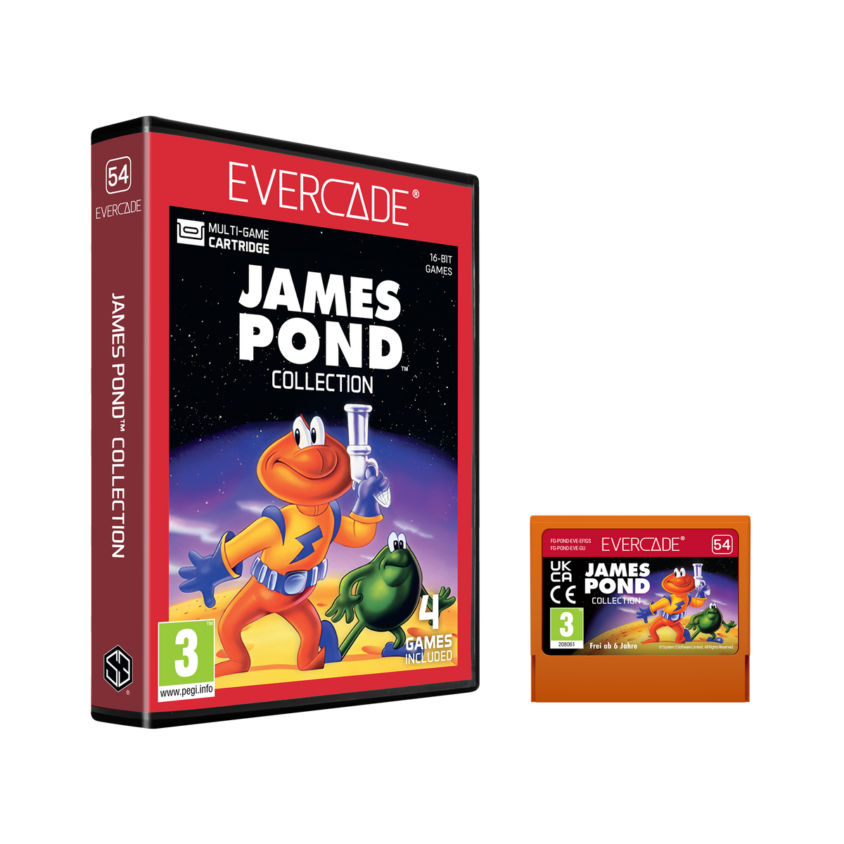Evercade Double Pack: James Pond and Last Ninja IK Collection Double Pack