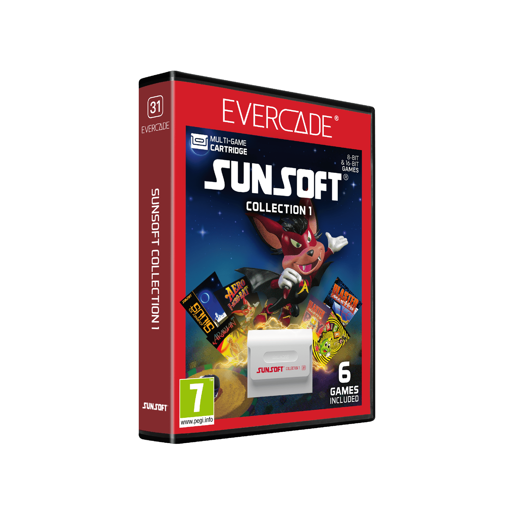 Evercade Cartridge #31 - Sunsoft Collection 1