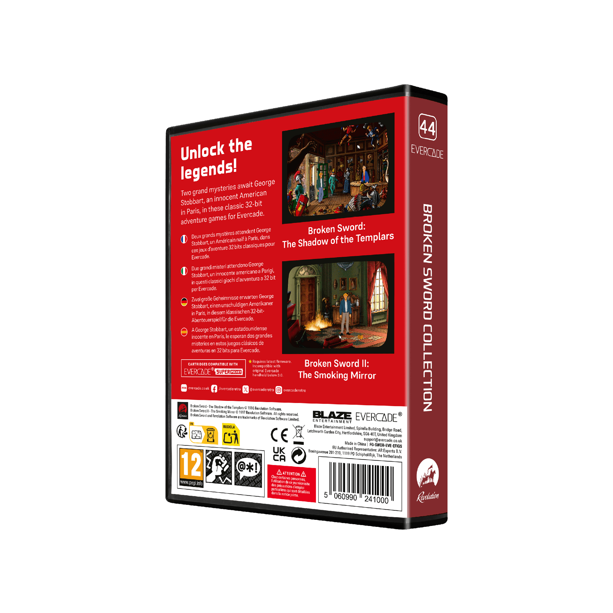 Evercade Cartridge #44 - Broken Sword Collection