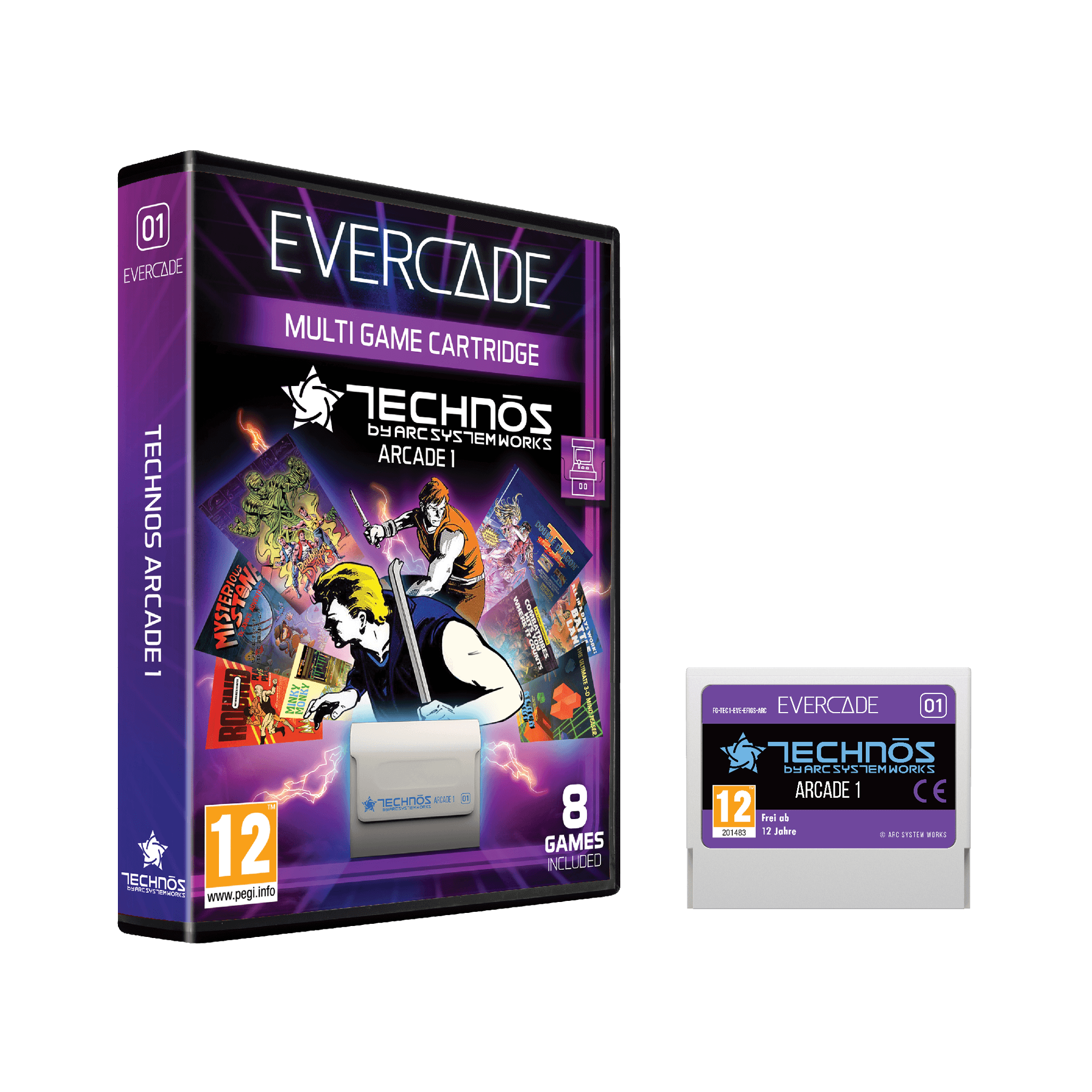 Evercade Cartridge #1 - Technos Arcade Cartridge 1