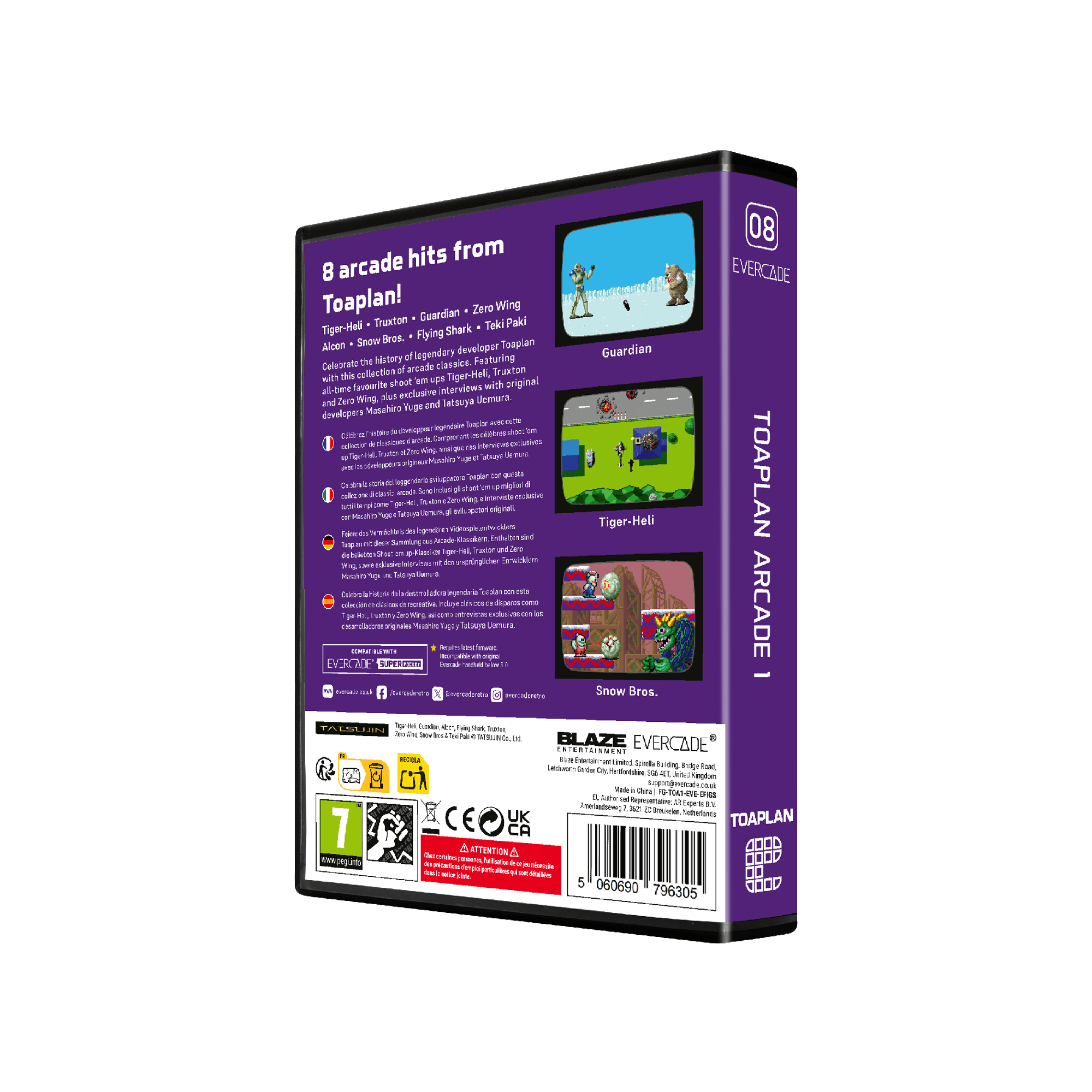 Evercade Cartridge #08 - Toaplan Cartridge 1