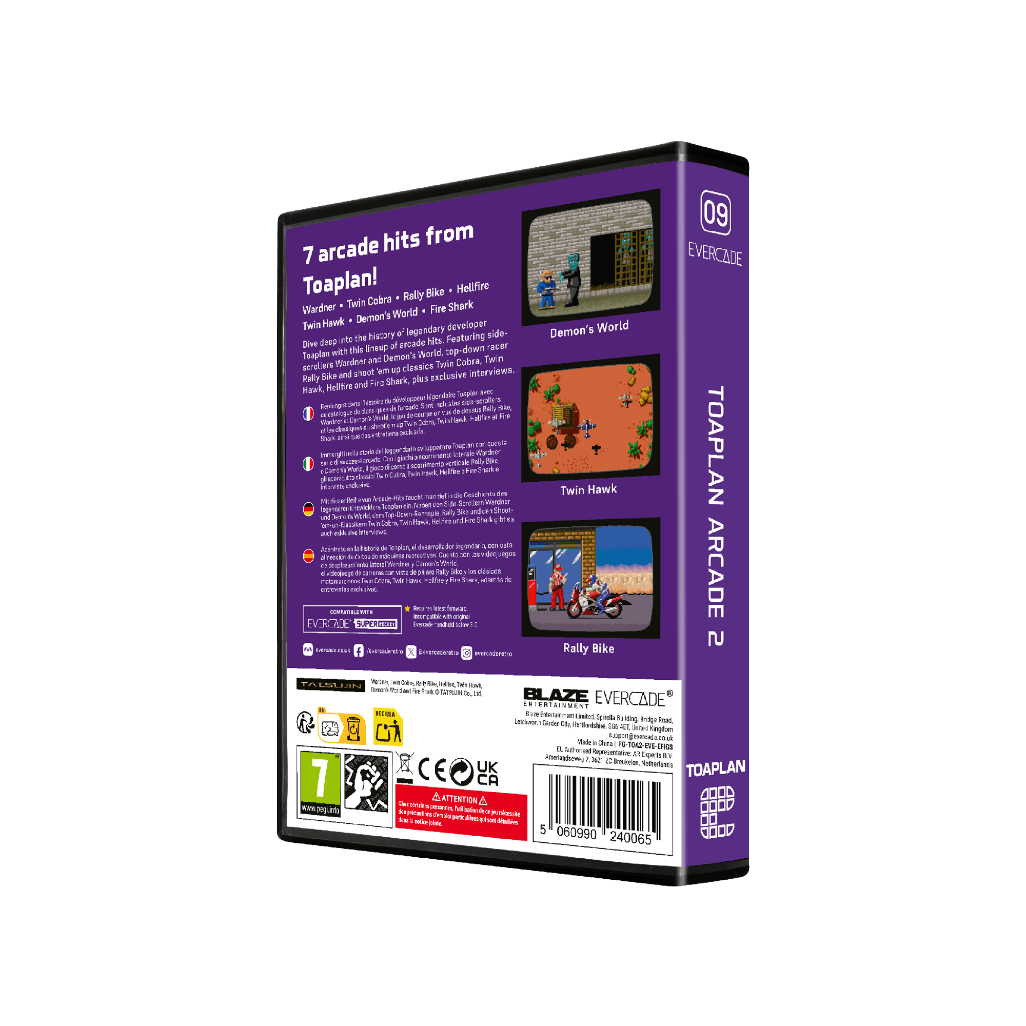 Evercade Cartridge #09 - Toaplan Cartridge 2