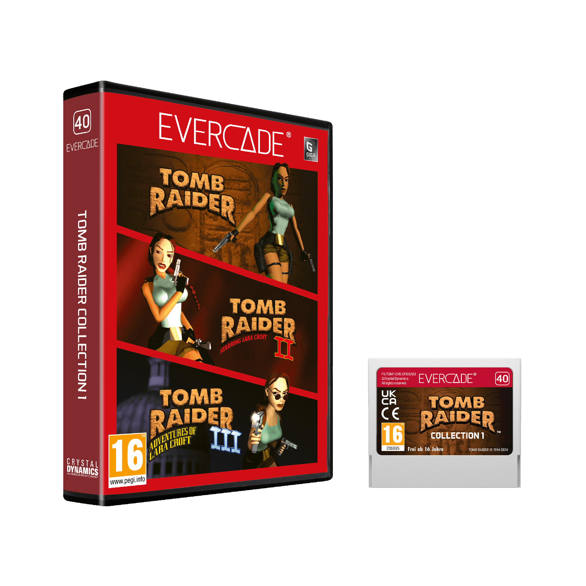 #40 Tomb Raider Collection 1 - Evercade Cartridge