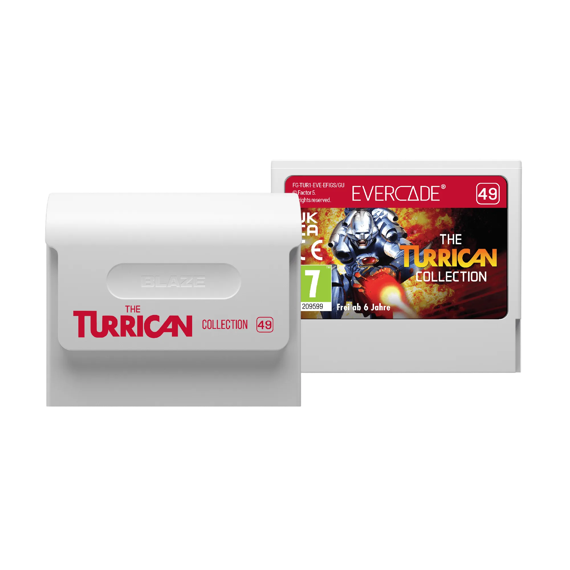 Evercade Bundle: #49 Turrican Collection + #21 TAITO Arcade 3 + Cadey Socks