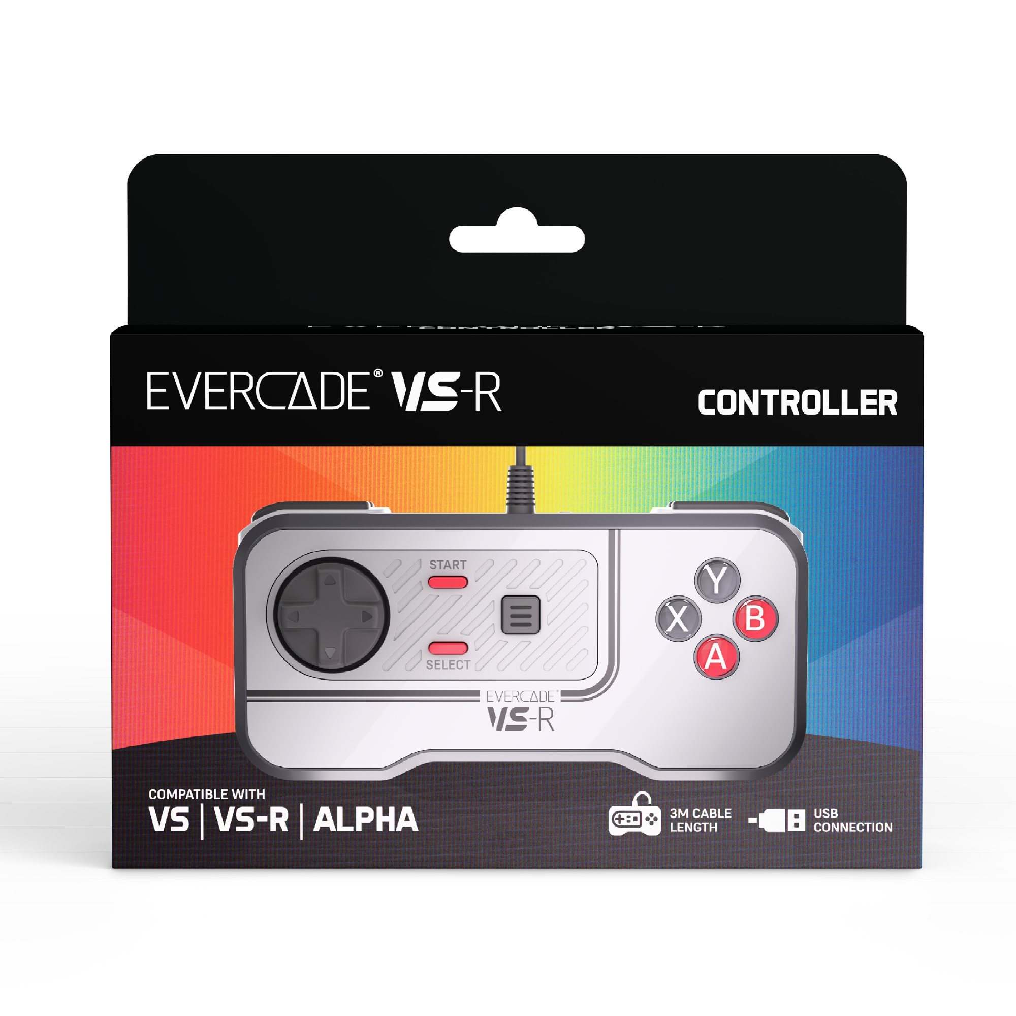 Evercade VS-R  Wired Controller - Classic Retro
