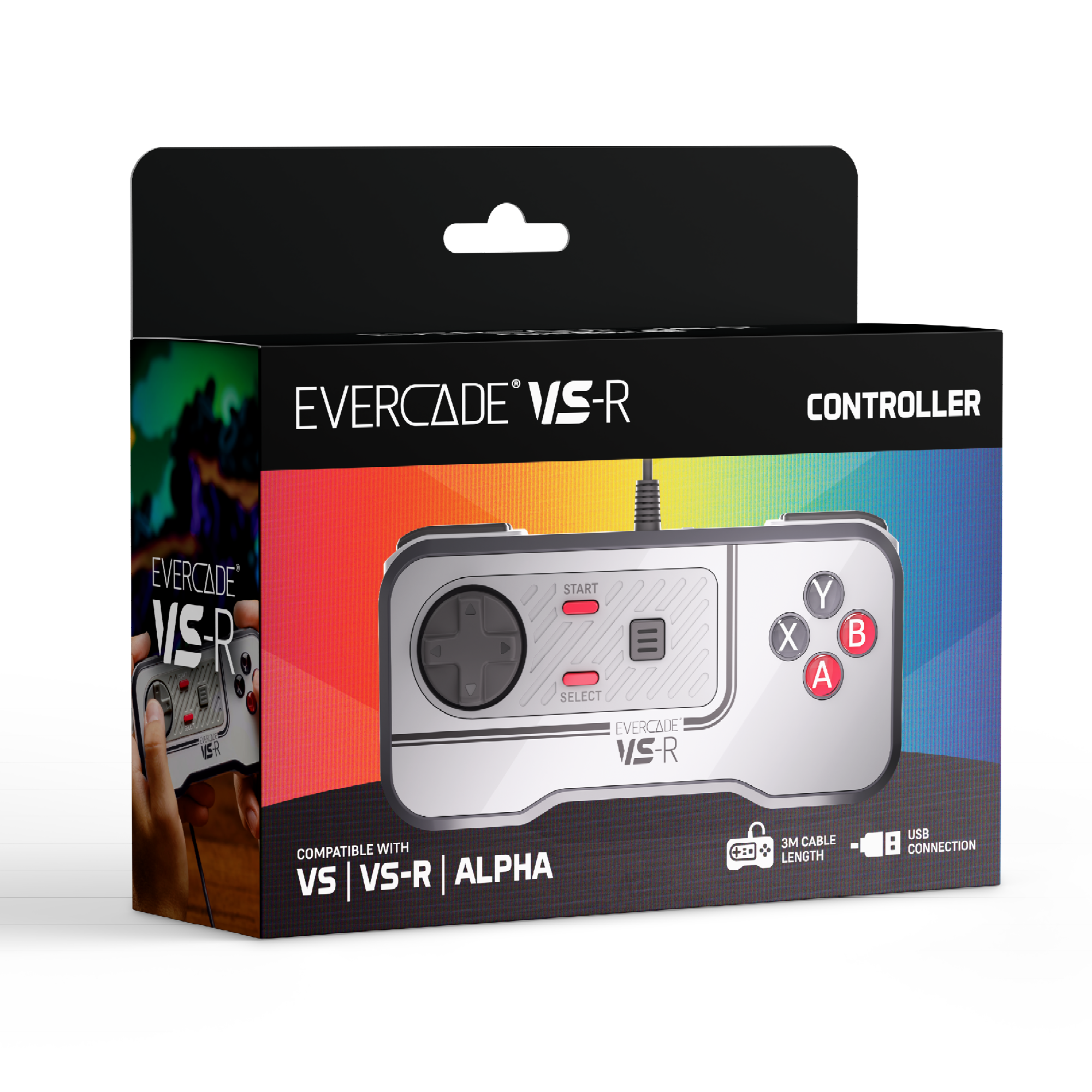 Evercade VS-R  Wired Controller - Classic Retro