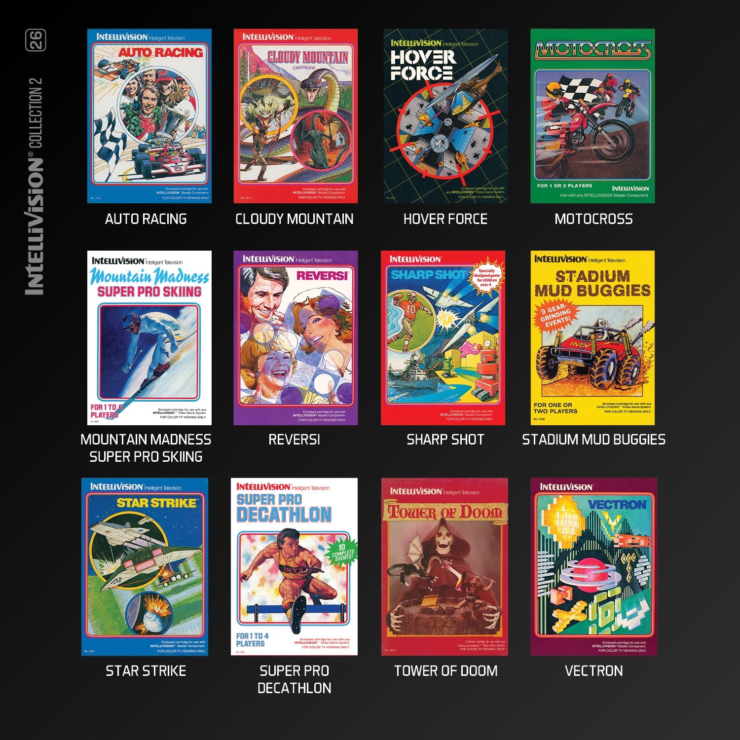 Evercade Cartridge #26 - Intellivision Collection 2