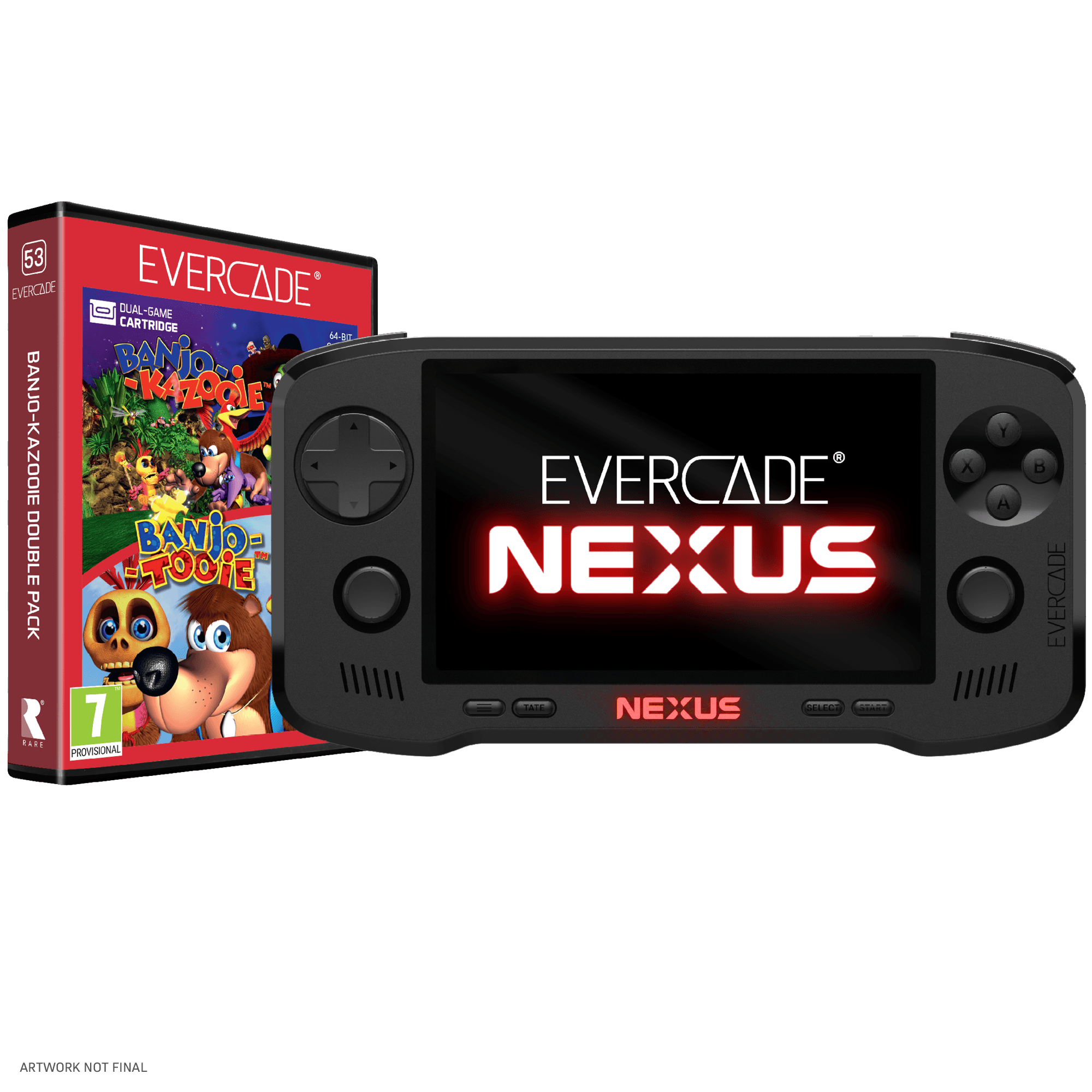 Evercade Nexus and Banjo-Kazooie Double Pack