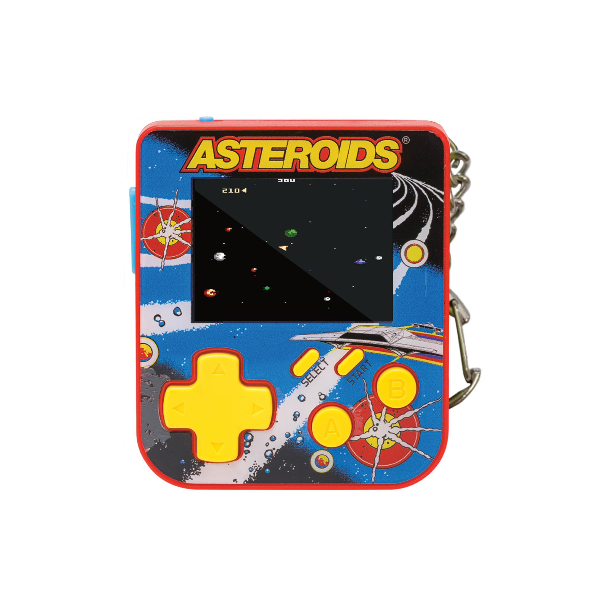 Super Micro Atari Retro Playable Gaming Keychain – Asteroids, Gravitar & Yars Revenge