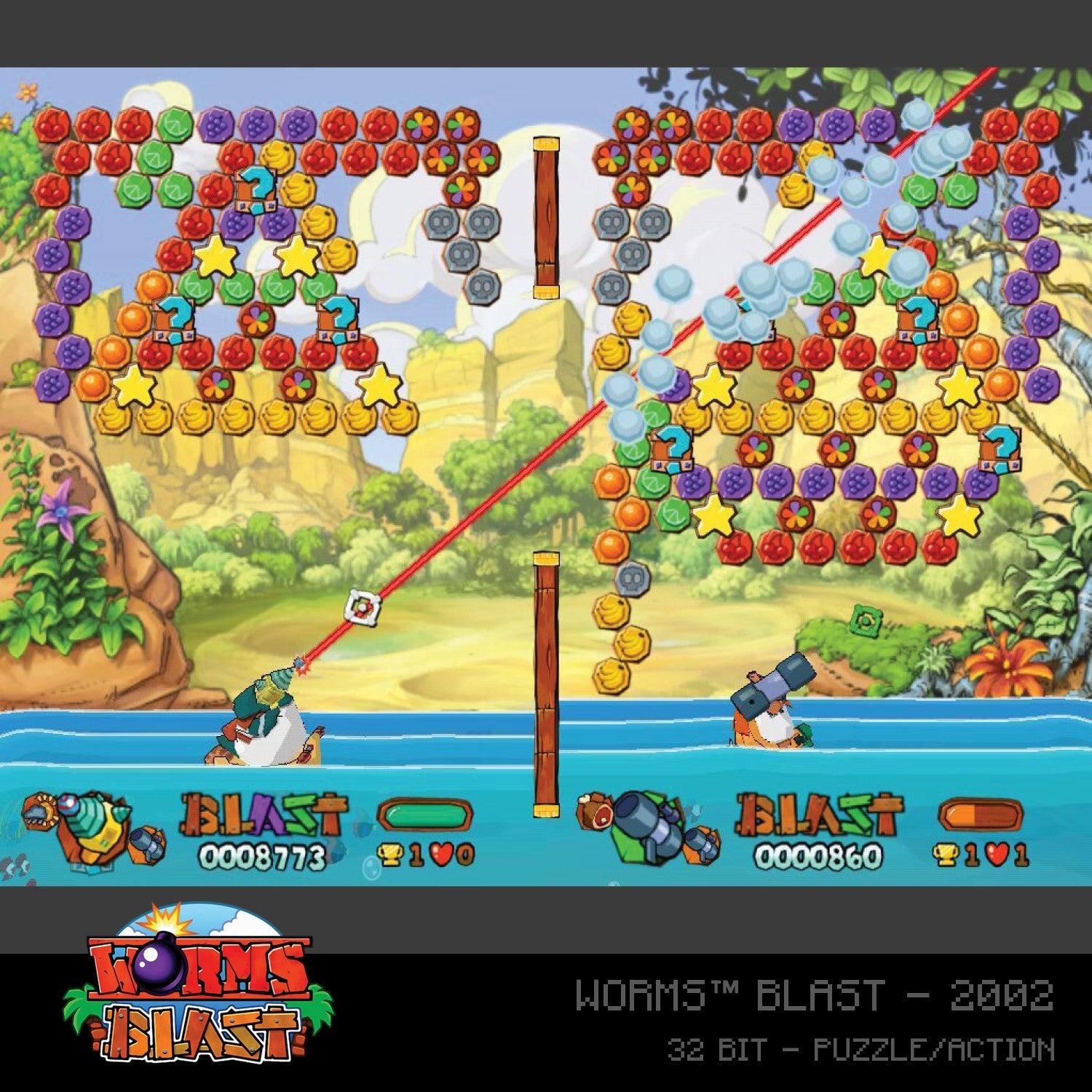 Evercade Cartridge #18 - Worms Collection 1